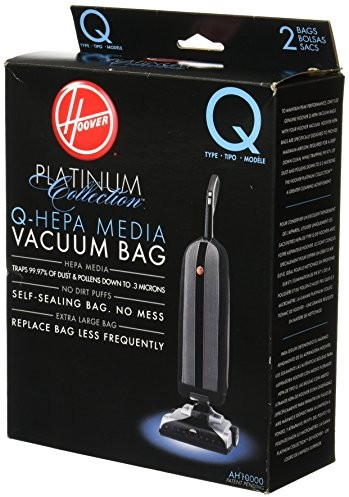 Hoover ah10000 Platinum Type-Q HEPA Vacuum Bag, 2 Count AH10000