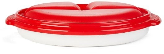 Rotho Talerz do mikrofali Rotho trójdzielny z pokrywą 750 ml