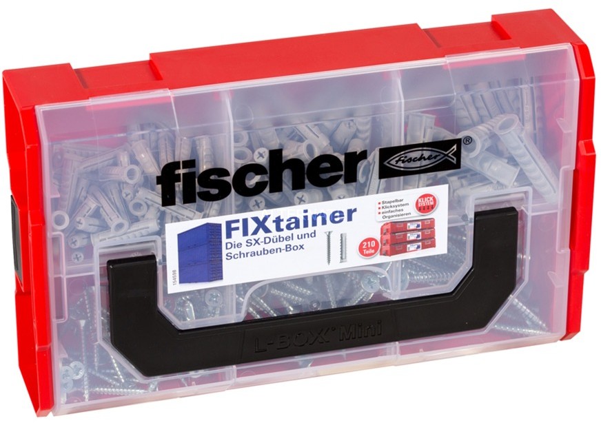 Fischer FIXtainer Zestaw śrub 210 szt., Dowel