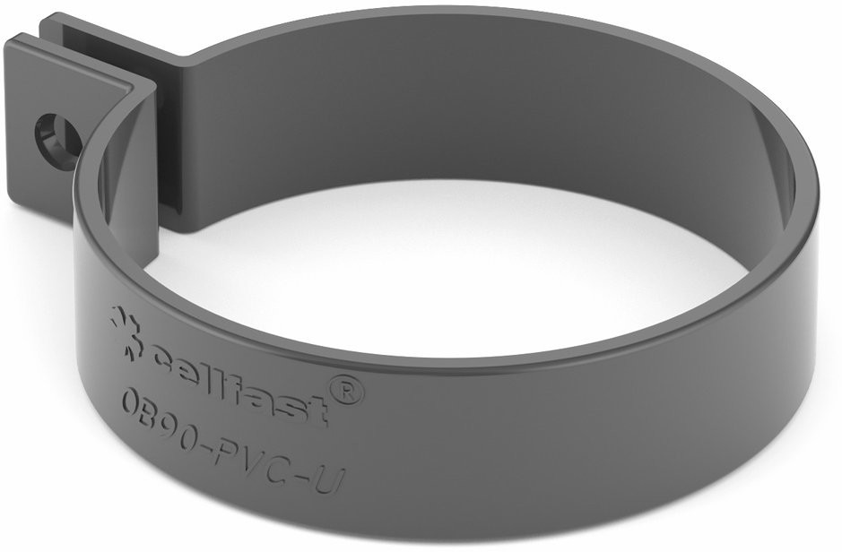 Cellfast Obejma 90 mm PVC grafit
