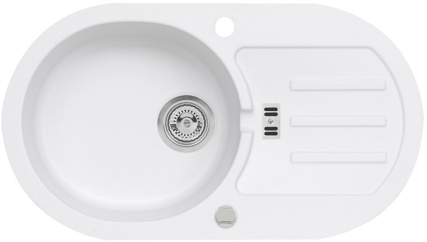 AXIS GROUP Zlew Malibu 30 1-komorowy pure white