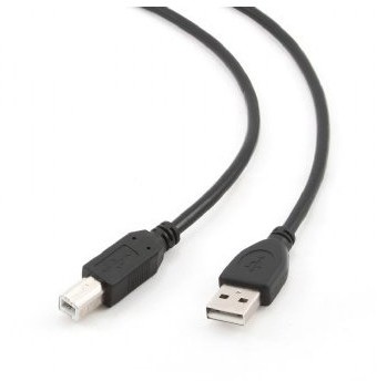 Gembird Kabel USB 2.0 AM-BM 1m/czarny (CCP-USB2-AMBM-1M)