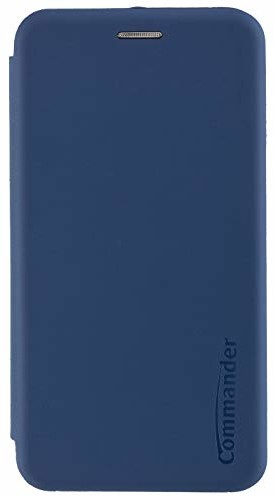 Samsung Peter Jäckel Commander Book Case Curve do Galaxy J4 (2018) - Soft Touch - Maritim Blue 17285