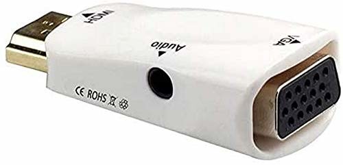 PremiumCord Konwerter audio HDMI na VGA + biały khcon-48