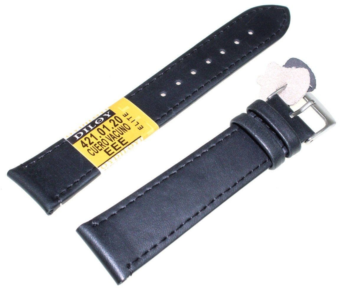 Diloy Skórzany pasek do zegarka 20 mm 421.20.1 421.20.1