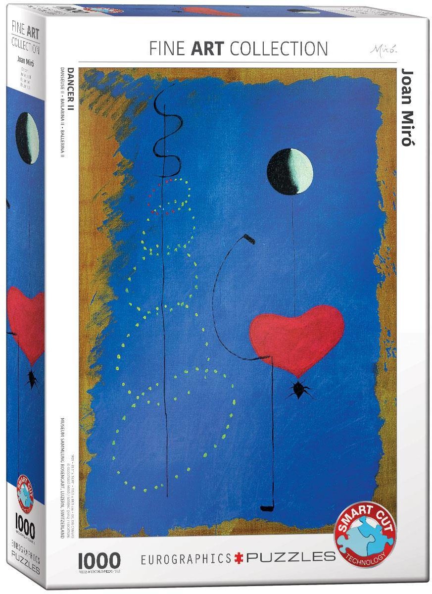 Eurographics Puzzle 1000 Dancer II by Joan Miro 6000-0854 -