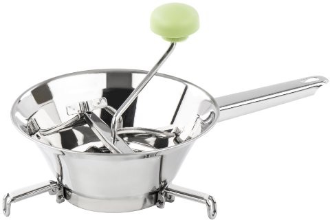 Barazzoni 80206502440 urządzenie do przecierania ze stali nierdzewnej, 18/10, średnica 24 cm, z 3 Nóżkami 80206502440