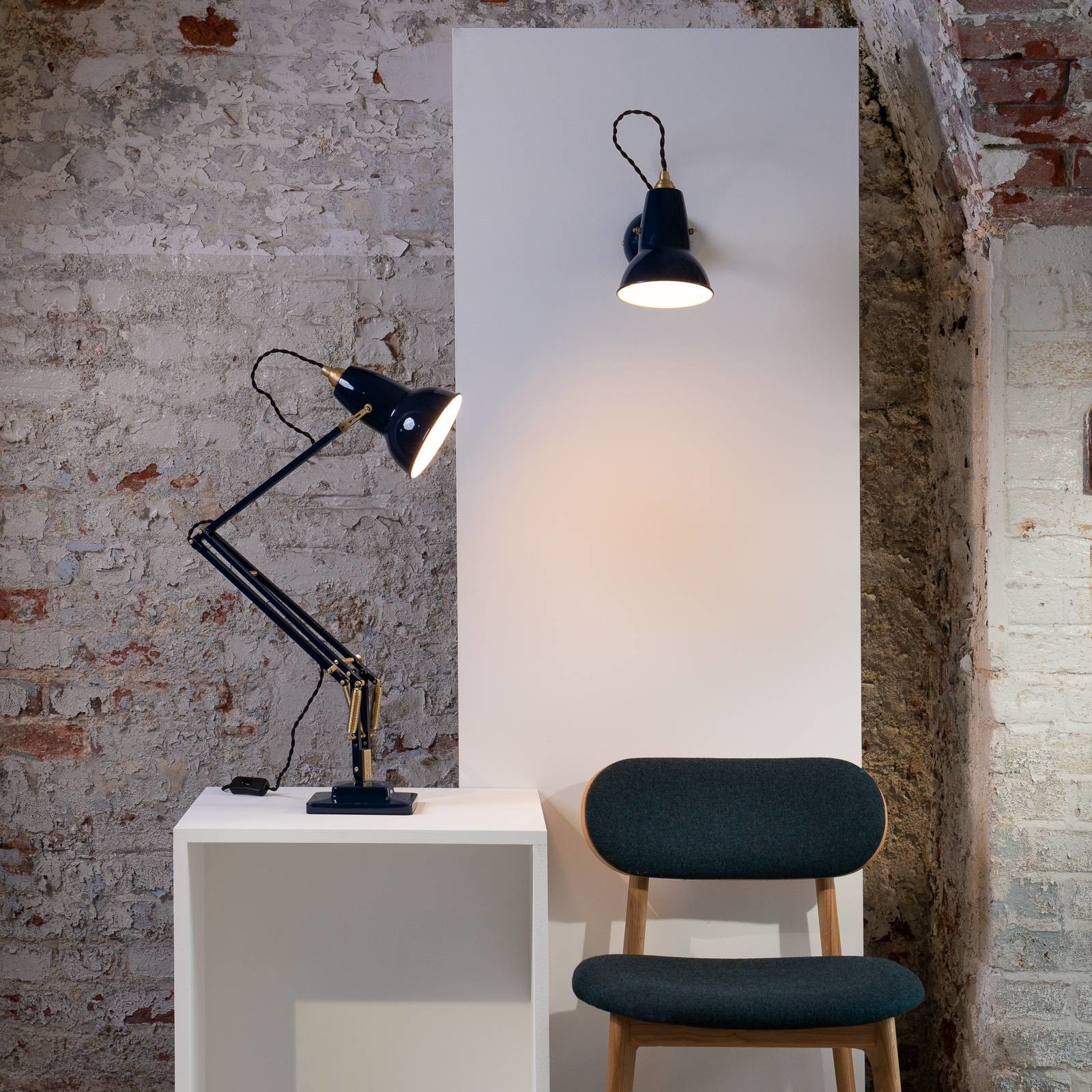 Anglepoise Original 1227 Brass ścienna atramentowa