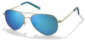 Polaroid Okulary pld 6012|n zŁoty|niebieski OKULARY PLD 6012/N GOLD&BLUE