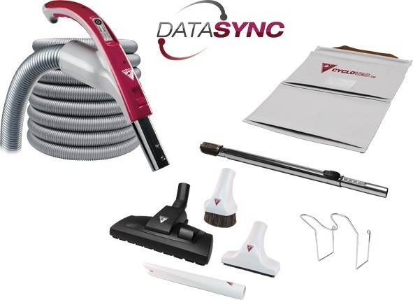Cyclo Vac Zestaw sprzątający Cyclovac DataSync z wężem DataSync 9m