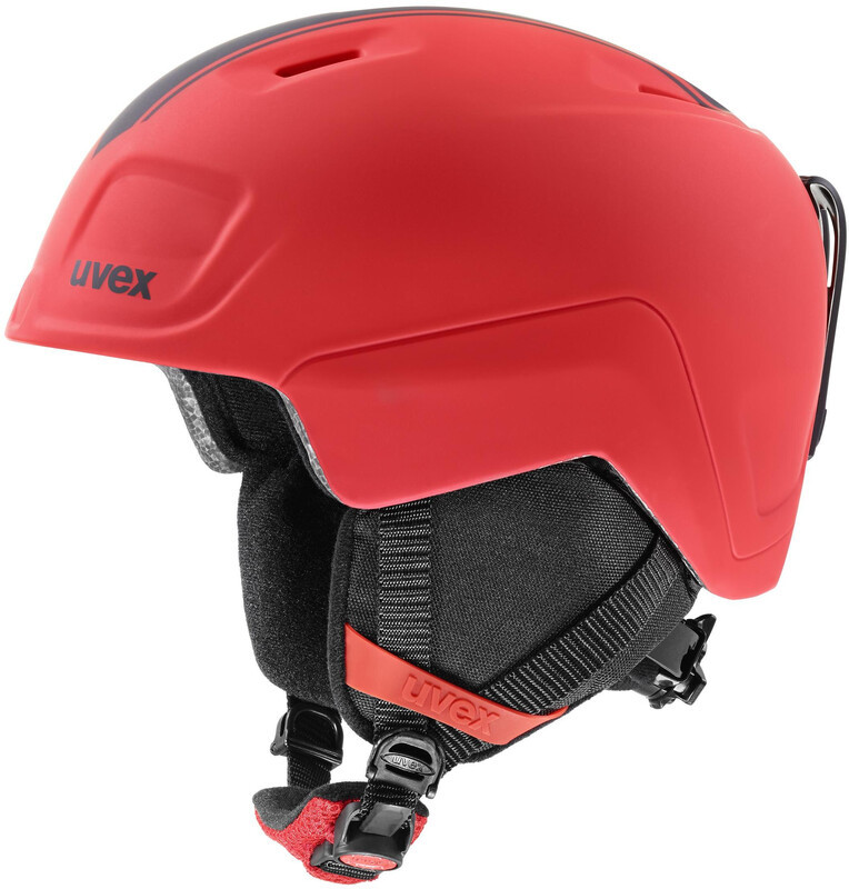 Uvex Heyya Pro Kask Dzieci, czerwony 54-58cm 2021 Kaski narciarskie S5662535005