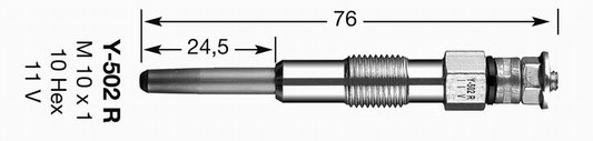 NGK świeca żarowa 3852