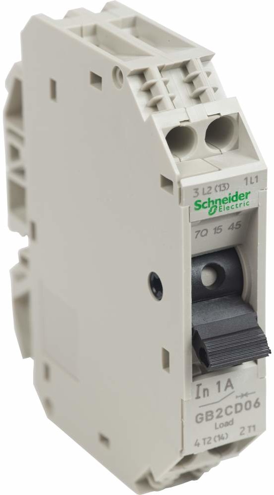 Schneider Wyłącznik-silnikowy-miniaturowy-GB-1P+N-1A GB2CD06