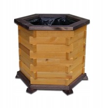 Donice na kwiaty ogrodowe Drewno 30cm Producent Pl