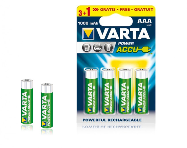 Varta Akumulator AAA 1000mAh 4szt./bl. LEC-BAT0254