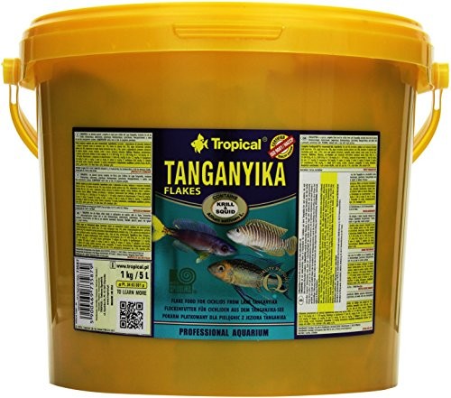 Tropical Płatek  Tang anyika paszy Tang anyika See Danio, tanganika, 1er Pack (1 X 5 L)