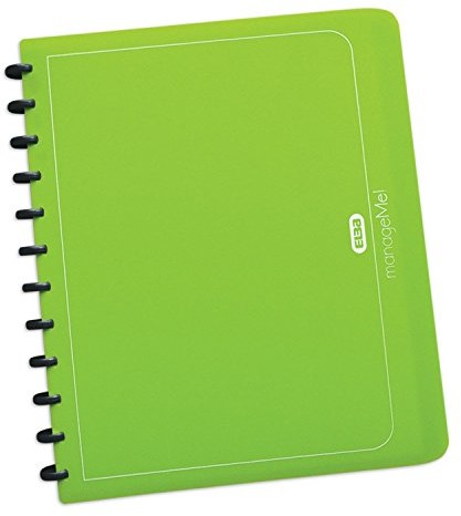 Elba vario-zipp 61420DB teczki prezentacyjne z mechanizmem kółkowym, 210 x 248 x 20 mm, z 25 koszulkami, zielony (grasgrün) 100421156