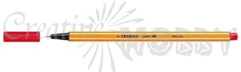 Stabilo Cienkopis POINT 88 -  czerwony jasny 88/40