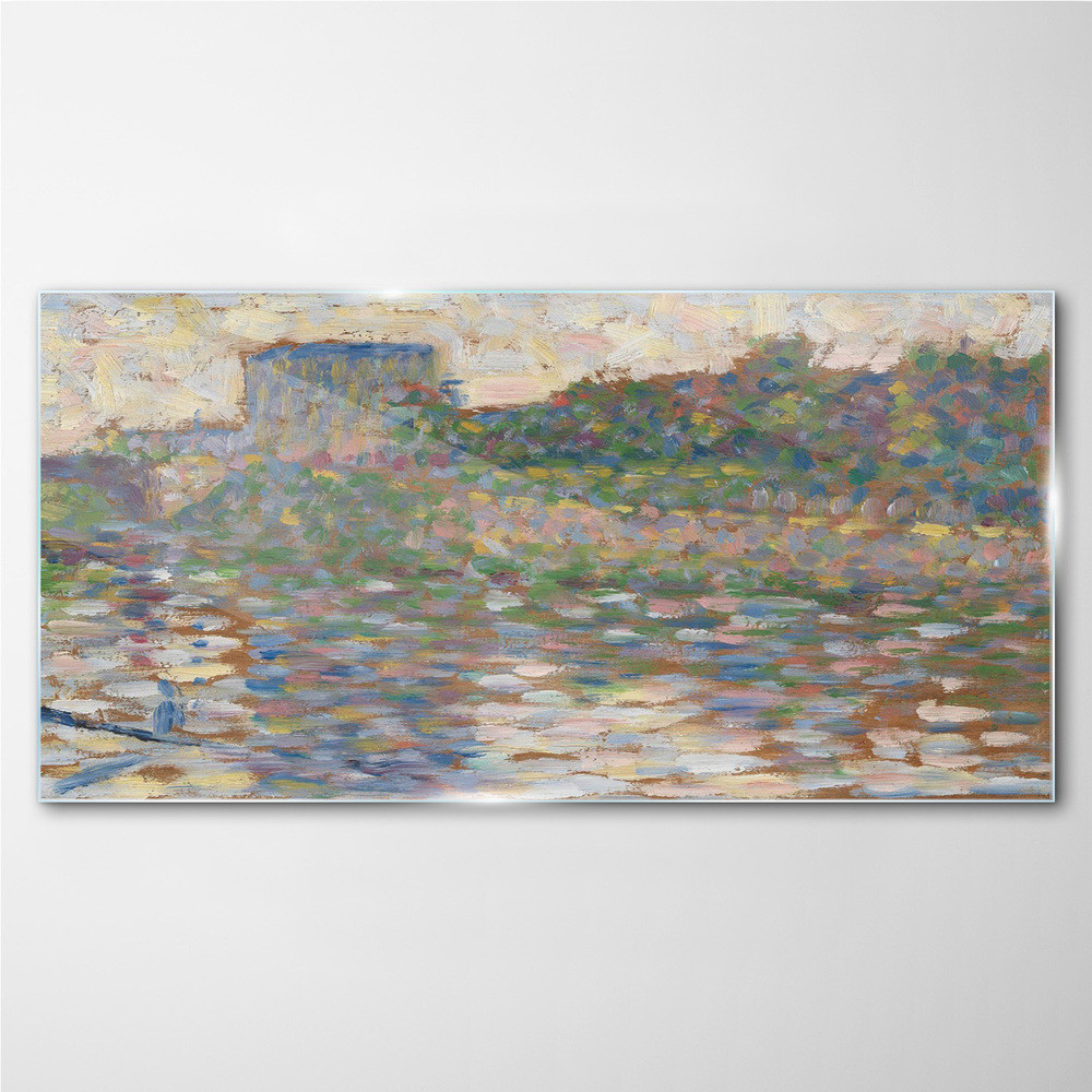 PL Coloray Obraz Szklany Abstrakcja Woda Natura 100x50cm