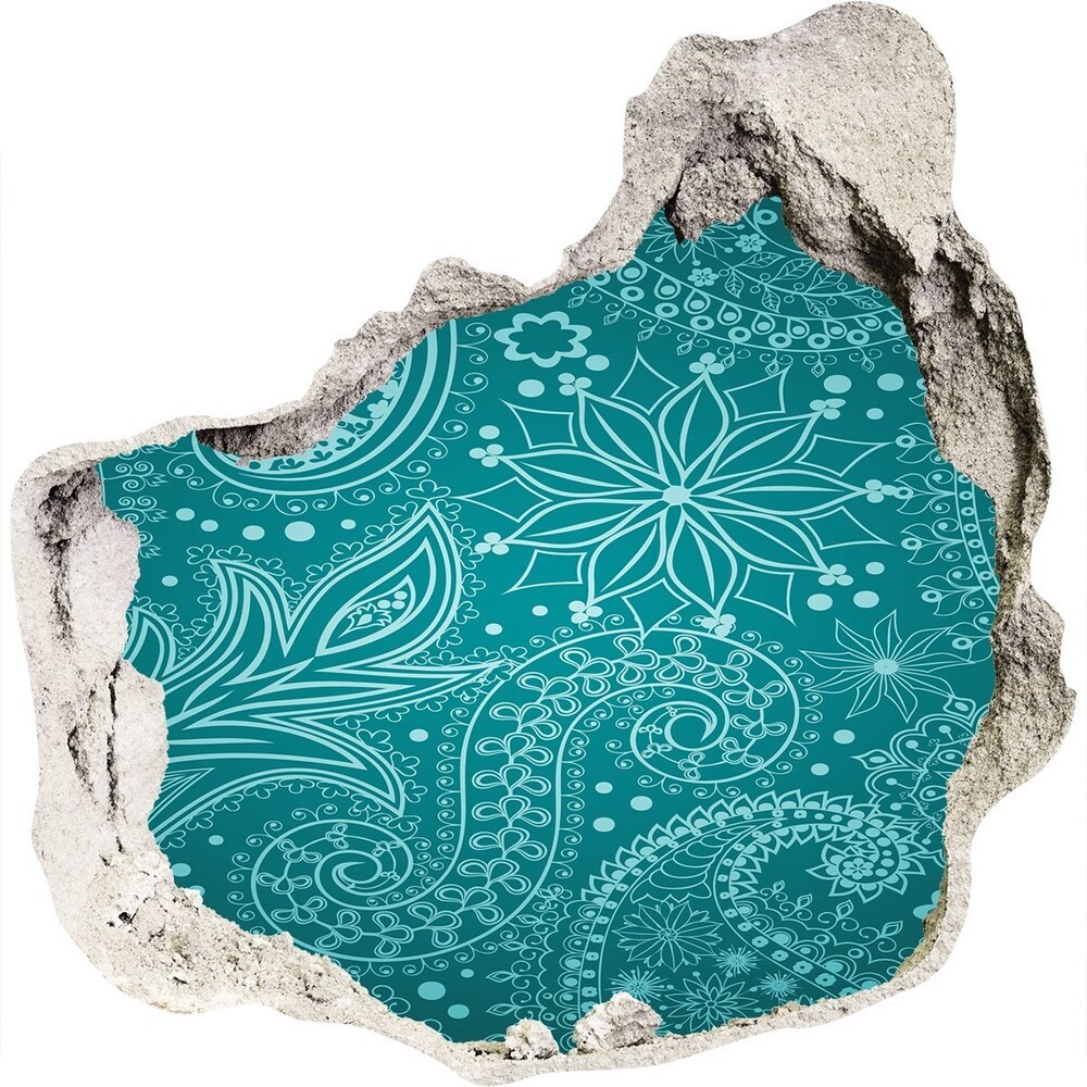 Wallmuralia.pl Dziura 3d fototapeta naklejka Ornamenty