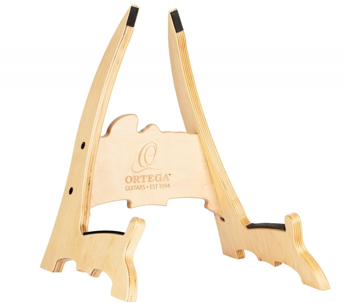 Ortega Guitars Ortega Guitars OWGS-2 stojak na gitarę z warstwowego drewna brzozowego (lakierowany naturalnie, pudełko prezentowe) OWGS-2