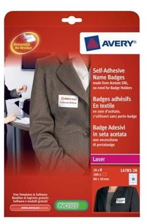 Avery Name badge labels AVL4785-20