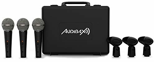 Audibax Audibax Tokyo XM1800 walizka z 3 dynamicznymi mikrofonami, walizką i pęsetą 10142669