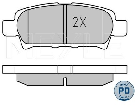 Wulf Gaertner Autoparts Zestaw klocków hamulcowych, hamulce tarczowe Wulf Gaertner Autoparts 025 240 1416/PD