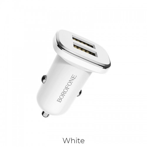 Borofone Borofone ładowarka samochodowa 2x USB biały 10_16116