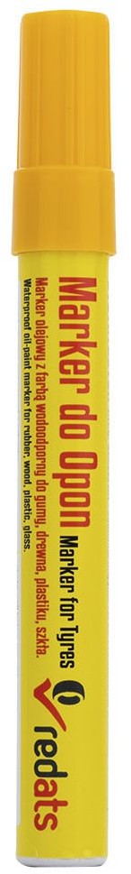 REDATS Marker olejowy do opon REDATS żółty - 1 szt