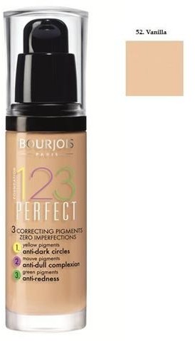 Bourjois 123 Perfect Foundation podkład ujednolicający 52 Vanilla 30ml 29650-uniw