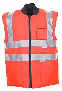 Planam Kurtka kamizelka ostrzegawcza Żółty, pomarańczowa 2071060