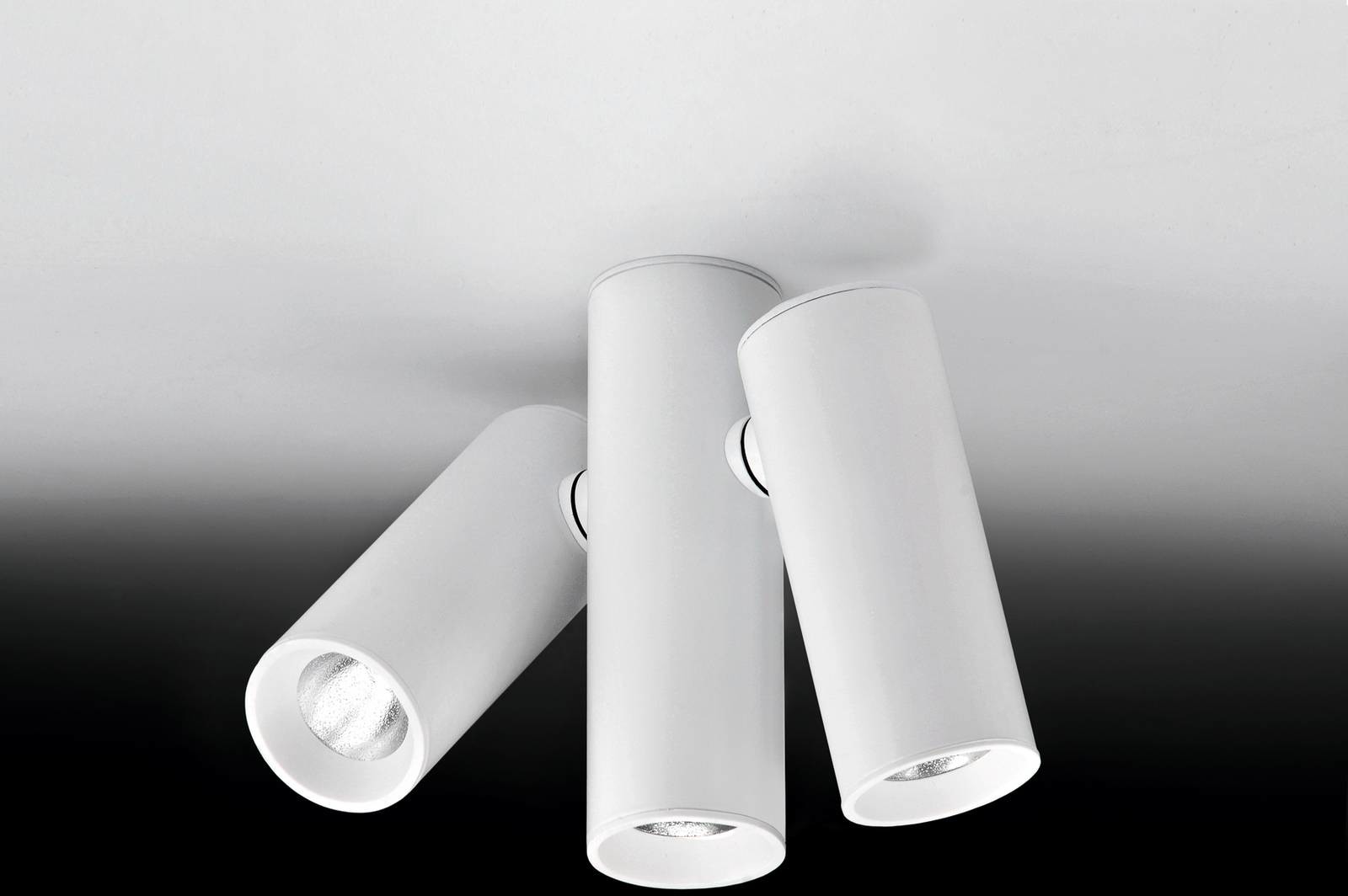 Milan Iluminación Haul lampa sufitowa LED 3-punktowa, biała