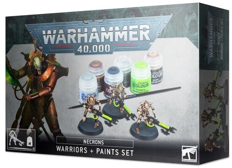 Games Workshop Necrons Warriors + Paints Set (99170110004) 60-69