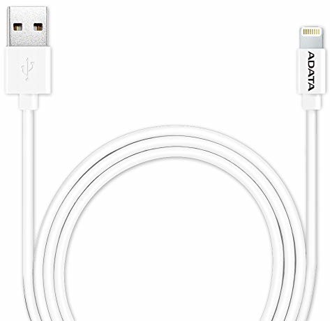 Adata 1 m (100 cm) Lightning kabel USB do Apple iPhone/iPad - biały AMFIPL-1M-CWH