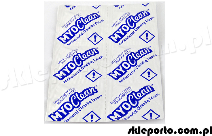 MRC MYOClean Tabletki czyszczące do aparatów Trainer, MYOBrace i aparatów ortodontycznych - 6 sztuk