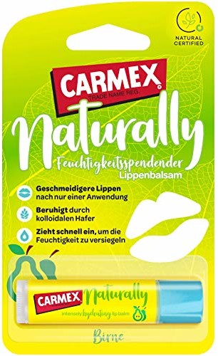 Carmex Naturally Stick żarówka naturalna pielęgnacja ust dla gładkiego efektu 1 sztuka po 4,25 g