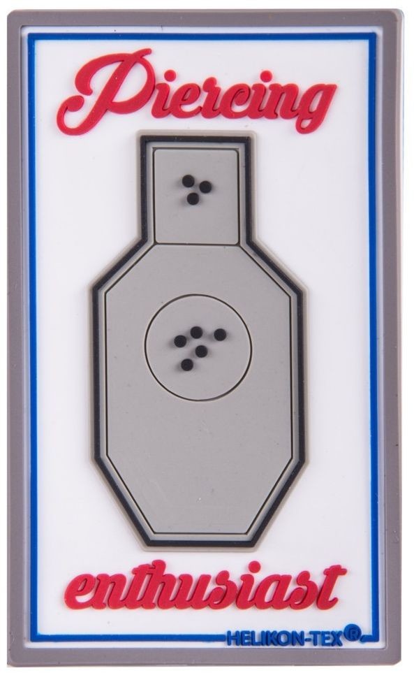Helikon Naszywka Pierceing Enthusiast PVC White (OD-PCE-RB-20) H OD-PCE-RB-20