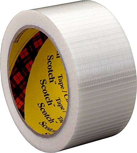3M Tartan taśma klejąca do filamentu, wysoka wydajność 8959, 75 mm x 50 m, przezroczysta (opakowanie 12 szt.) 7000095322