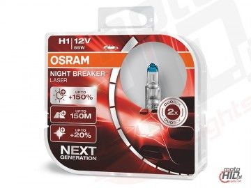 OSRAM Night Breaker Laser H1 12V 55W DUO 64150NL-HCB