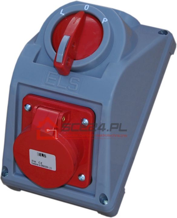 Zestaw Combopol 16A 5P wyłącznik L-0-P 96061541W