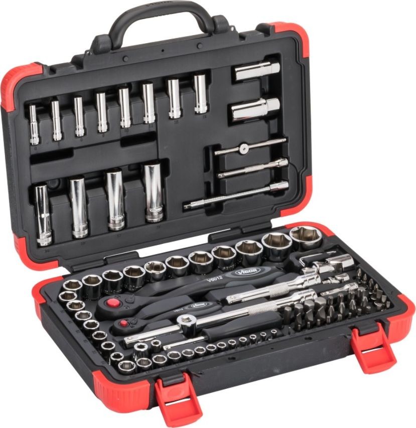 Vigor Zestaw narzędzi  Vigor socket wrench set 94 pcs V1706N V1706N