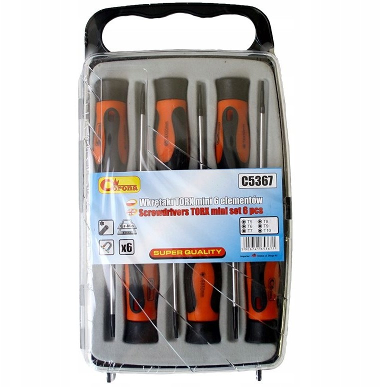 CORONA Wkrętaki precyzyjne Torx zestaw 6 szt C5367