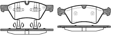 RoadHouse Zestaw klocków hamulcowych, hamulce tarczowe 21179.00