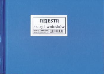 Firma krajewski Rejestr skarg i wniosków [Pu/Rs-1] Pu/Rs-1