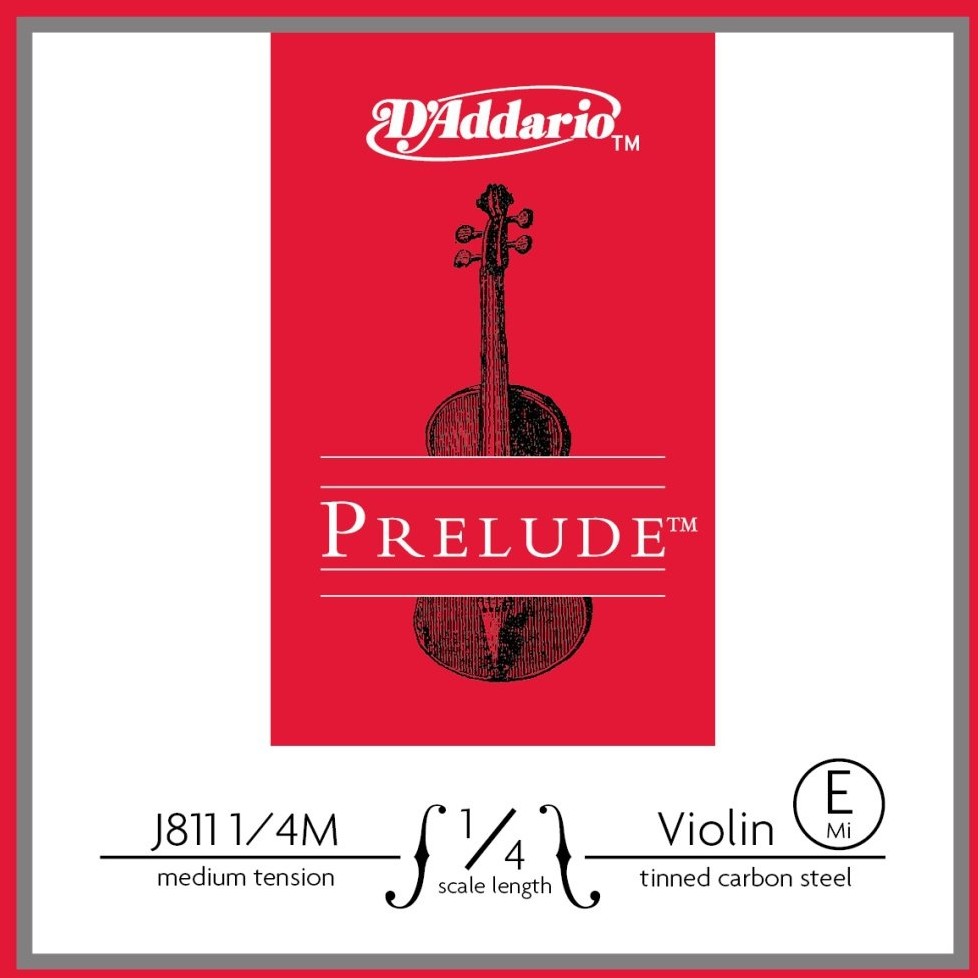 D'Addario j811  1/4 m włókno węglowe Prelude skrzypiec pojedynczymi gitary 