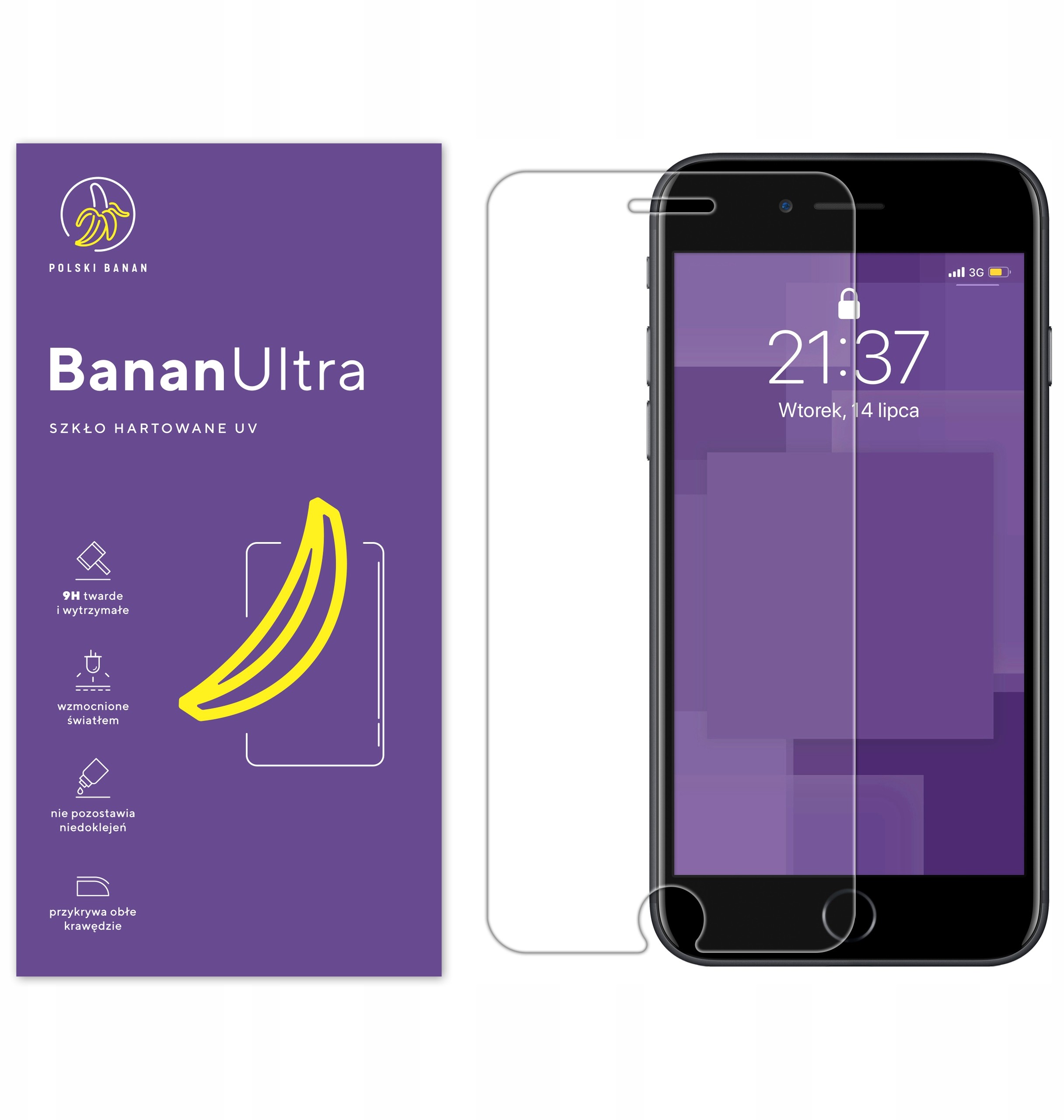 Szkło Hartowane Uv do iPhone 6 Plus / 6s Plus