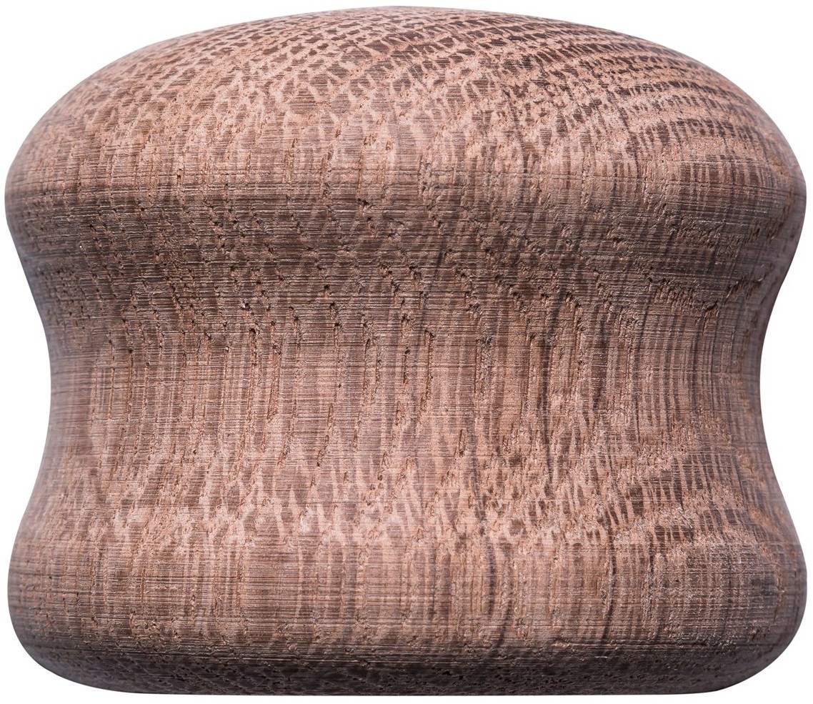 Kornik Zakończenie poręczy z drewna dębowego 50 mm x 60 mm proste
