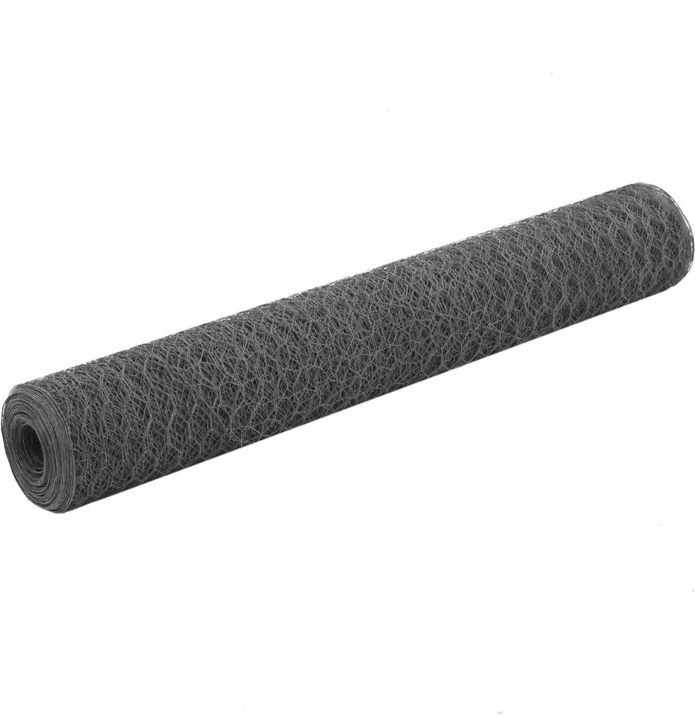 Siatka stalowa z powłoką z Pvc 25x1 m