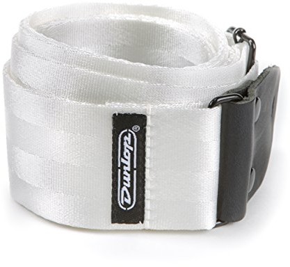 Dunlop Jim Dst7001Wh Tracolla Seatbelt Deluxe Bianco ADU DST7001WH